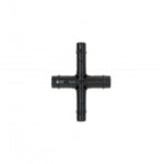 16mm Cross - Barbed Four Way Cross | Barbed Cross Connector | Top Yield Hydroponics 