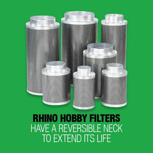 Rhino Hobby Carbon Filters | Rhino Hobby Filters For Sale | Top Yield Hydroponics