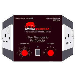 Rhino Thermostatic Fan Controller | Buy Rhino Silent Thermostatic Fan Controller Online | Top Yield Hydroponics