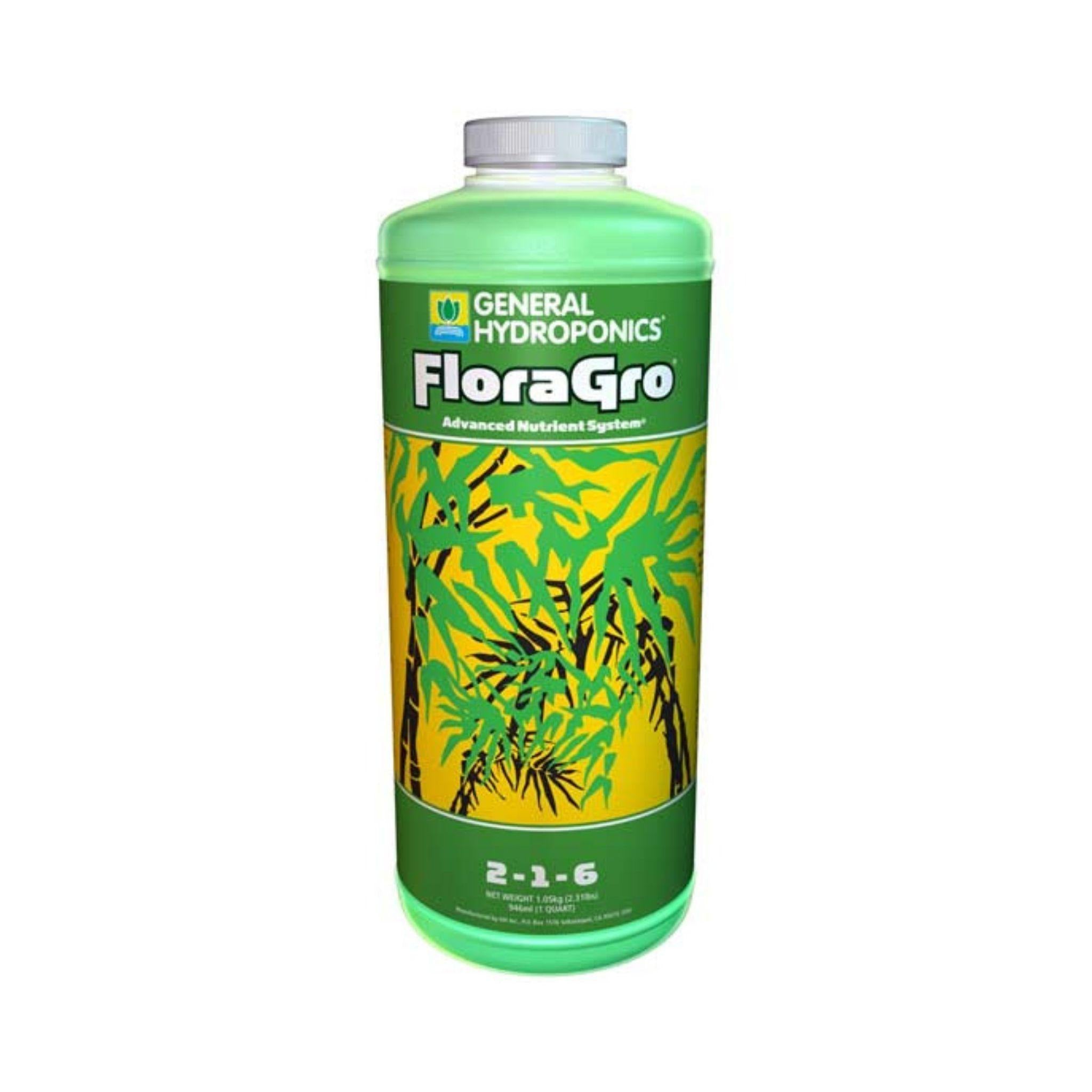 General Hydroponics - Flora Gro | Buy Flora Gro Nutrients & Boosters | Top Yield Hydroponics