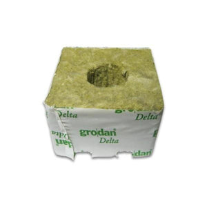Grodan Delta Cubes - 4" Large Hole | Buy Groban Delta Cubes Online | Top Yield Hydroponics