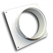 Metal wall flanges Square Plate - Top Yield Hydroponics